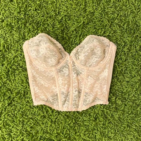Vintage Other - Vintage 60s Lace Bustier - Backless by Smoothie - 36C